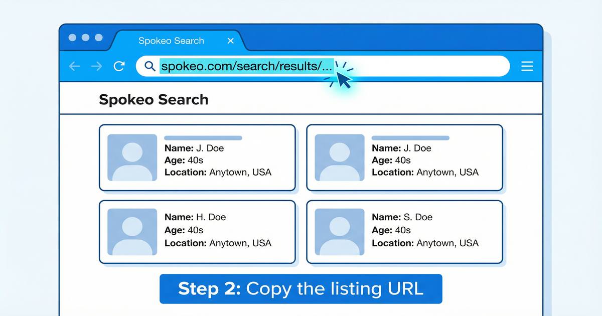Step 2: Search for your listing